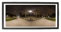 photo panoramique sous cadre